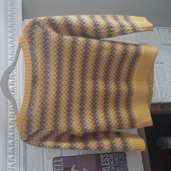 Women's Retro Roxy 3/4 sleeves Cardigan Size M - Picture 5 of 7